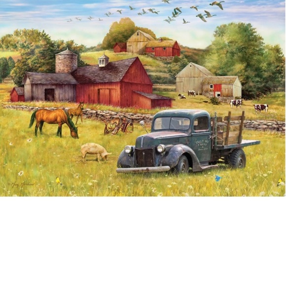 Cobble Hill Summer on the Farm 500 piece puzzle - Picture 2 of 2
